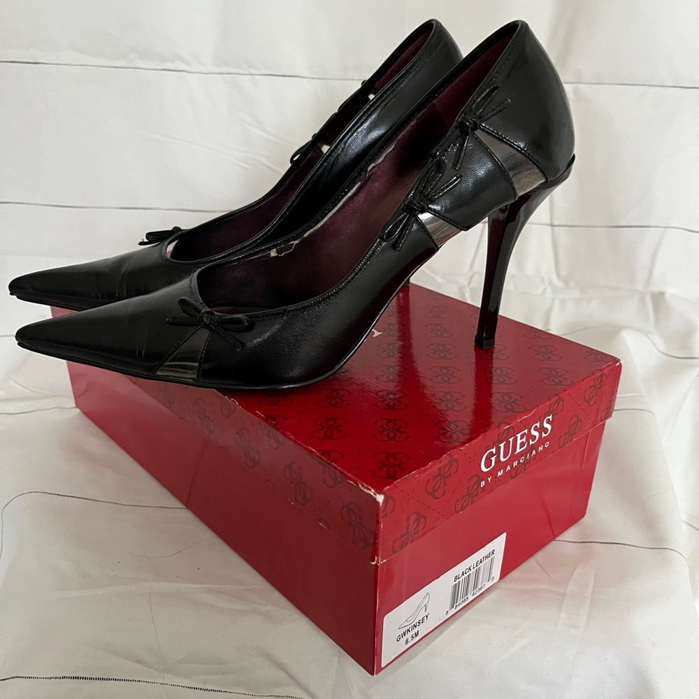 Guess Womens Black Heels